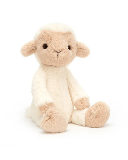Huggiies Plush Lamb Sitting Lovely Creamy White Stuffed Animal  Soft Cuddly Perfect for Girls Boys Newborn Baby Handmade Stuffed Animal Toys Free Shipping Worldwide With Love♡