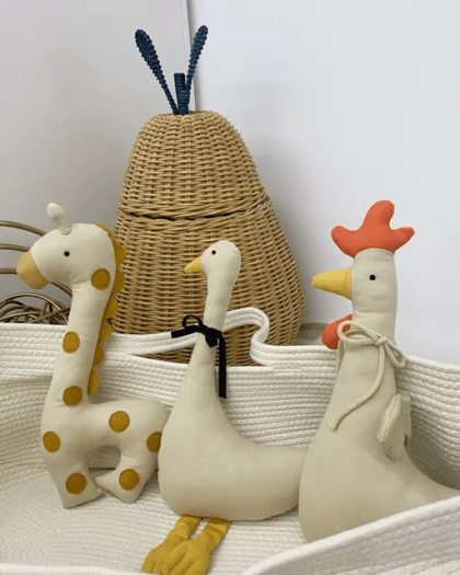 Huggiies Baby Soft Toy Chicken Giraffe Duck Plush Doll for Babies Kids Animal Stuffed Toys Handmade Stuffed Animal Toys Free Shipping Worldwide With Love♡
