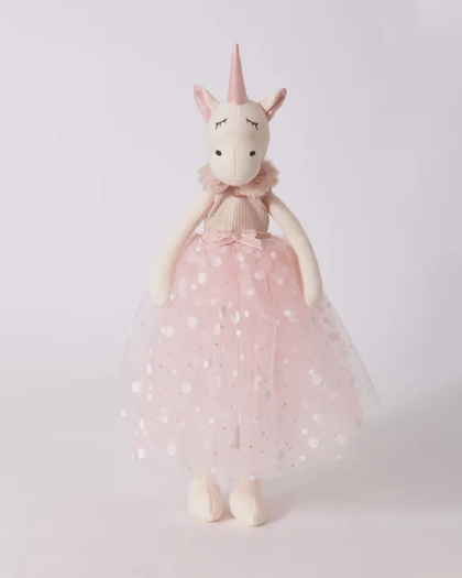 Huggiies Unicorn plush toy children's accompany sleeping gauze skirt doll short plush action figure Handmade Stuffed Animal Toys Free Shipping Worldwide With Love♡