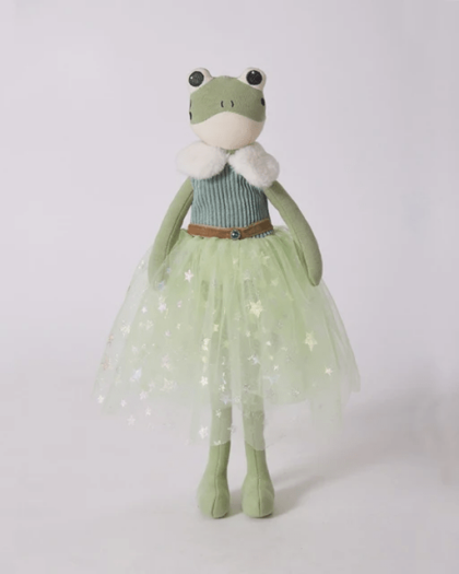 Huggiies plush wearing gauze skirt frog toy baby comfort toys Handmade Stuffed Animal Toys Free Shipping Worldwide With Love♡